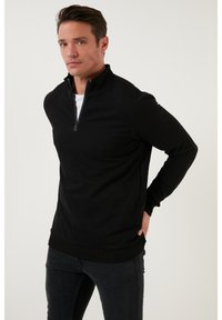 Buratti REGULAR FIT - Mikina - black