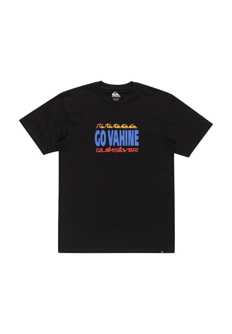 Quiksilver T-shirt print zwart Quiksilver T-shirt print zwart