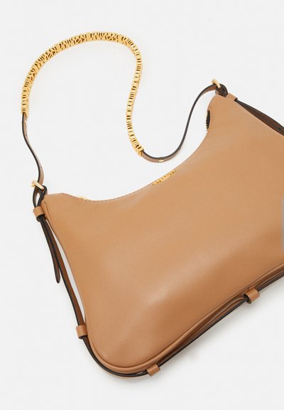 MOSCHINO MINI LETTERING - Rankinė - marrone