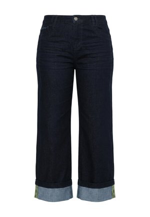 LAURASØN, WIDE-LEG-JEANS - Wide Leg - dark blue denim