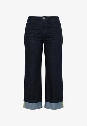 LAURASØN, WIDE-LEG-JEANS - Wide Leg - dark blue denim