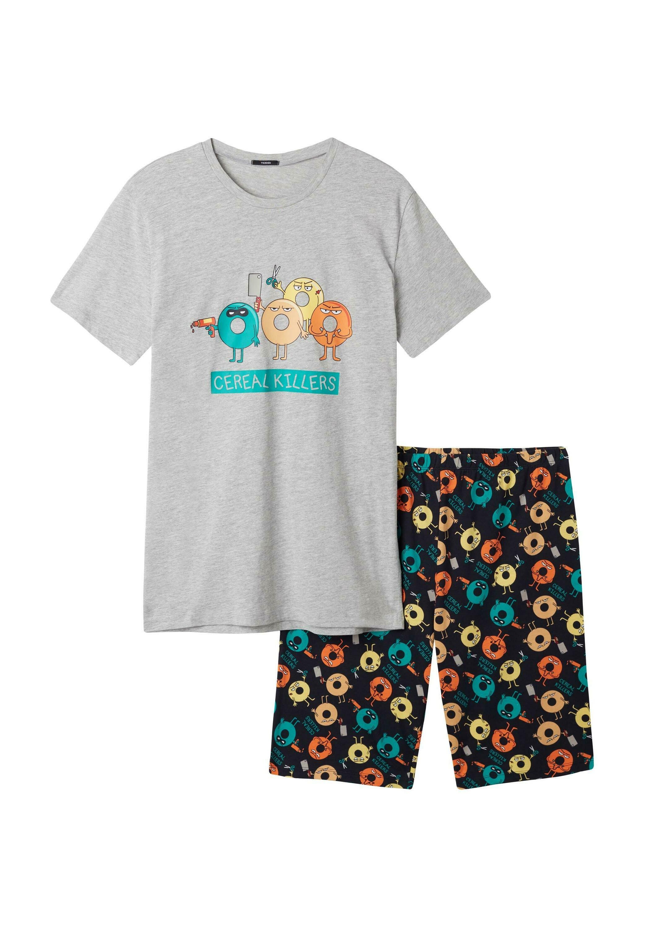 Tezenis MIT MÜSLIPRINT - Pijama - grau/gris claro - Zalando.es
