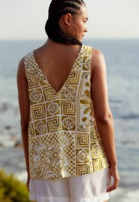Next BLEND  REGULAR FIT - Bluza - green ecru tile