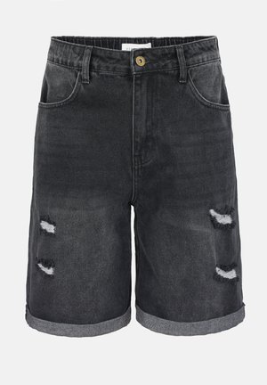 Pier One, Short en jean - black denim