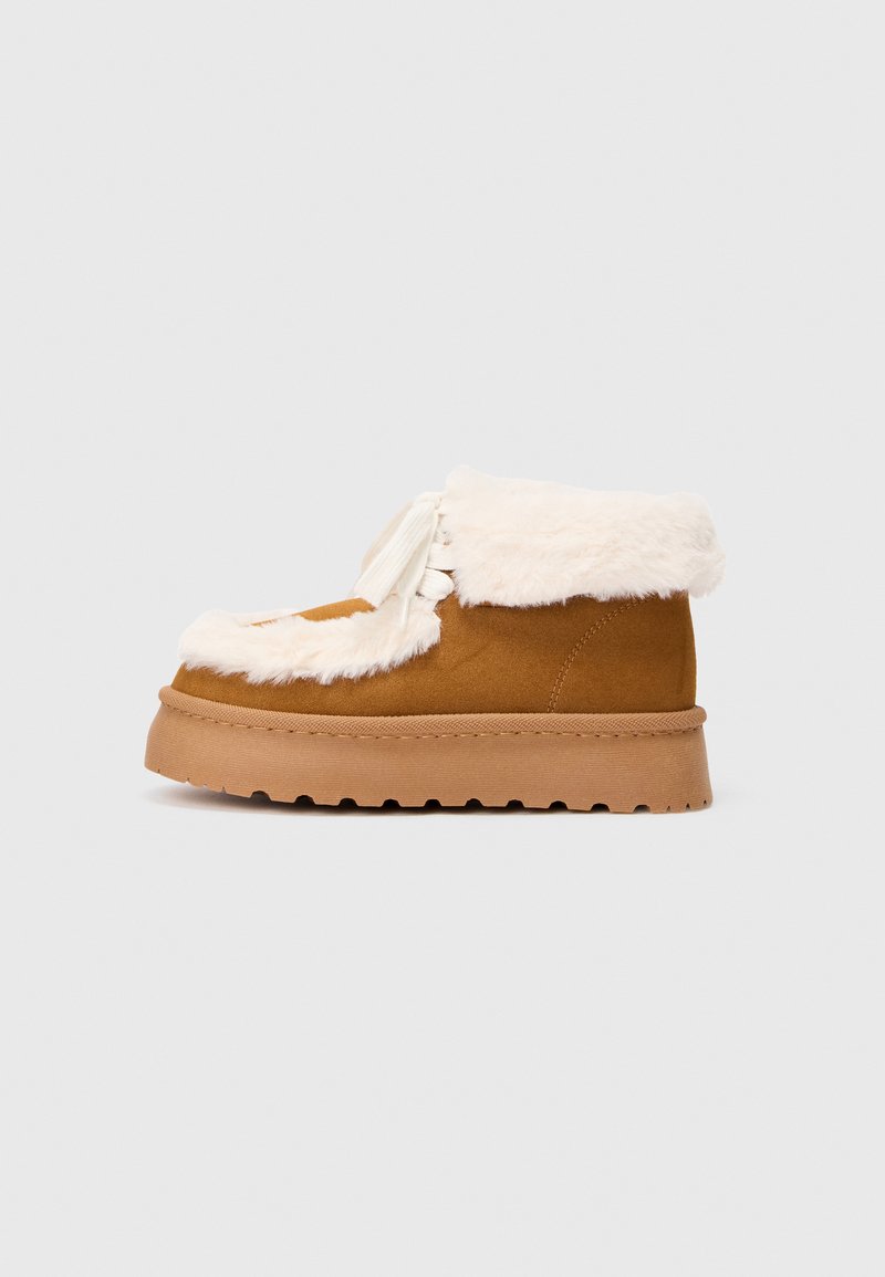 Even&Odd Wide Fit Lace-up ankle boots - brown - Zalando.co.uk