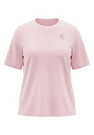 Ulla Popken, T-Shirt print - pastel orange