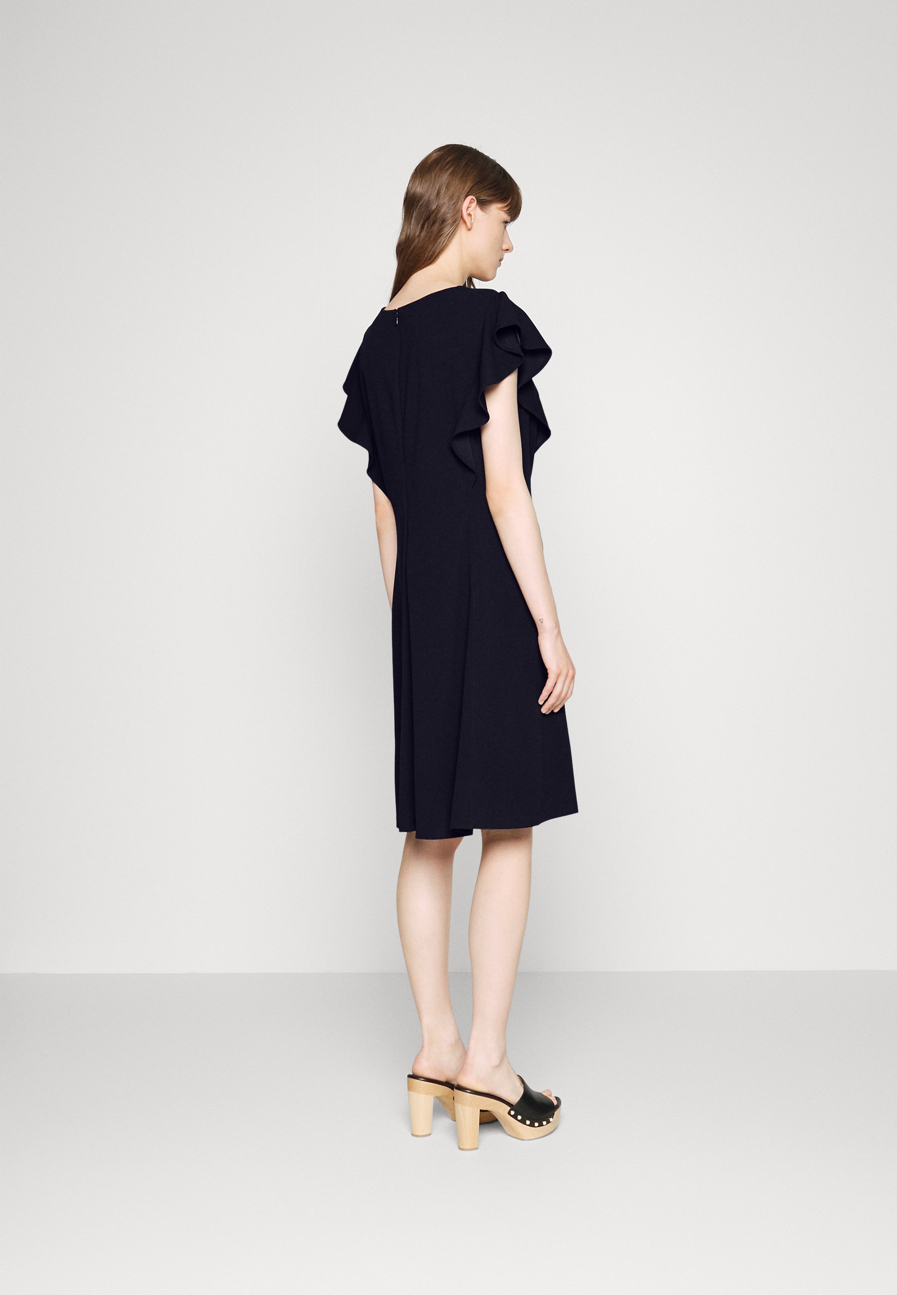 DKNY RUFFLE SLEEVE FIT AND FLARE - Day 