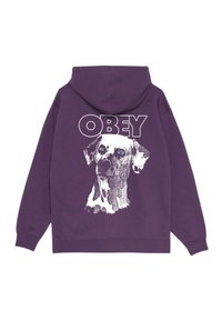 Obey Clothing DALMATION - Felpa con cappuccio - viola