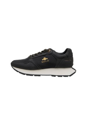 Replay AVALAN W DARK - Matalavartiset tennarit - black
