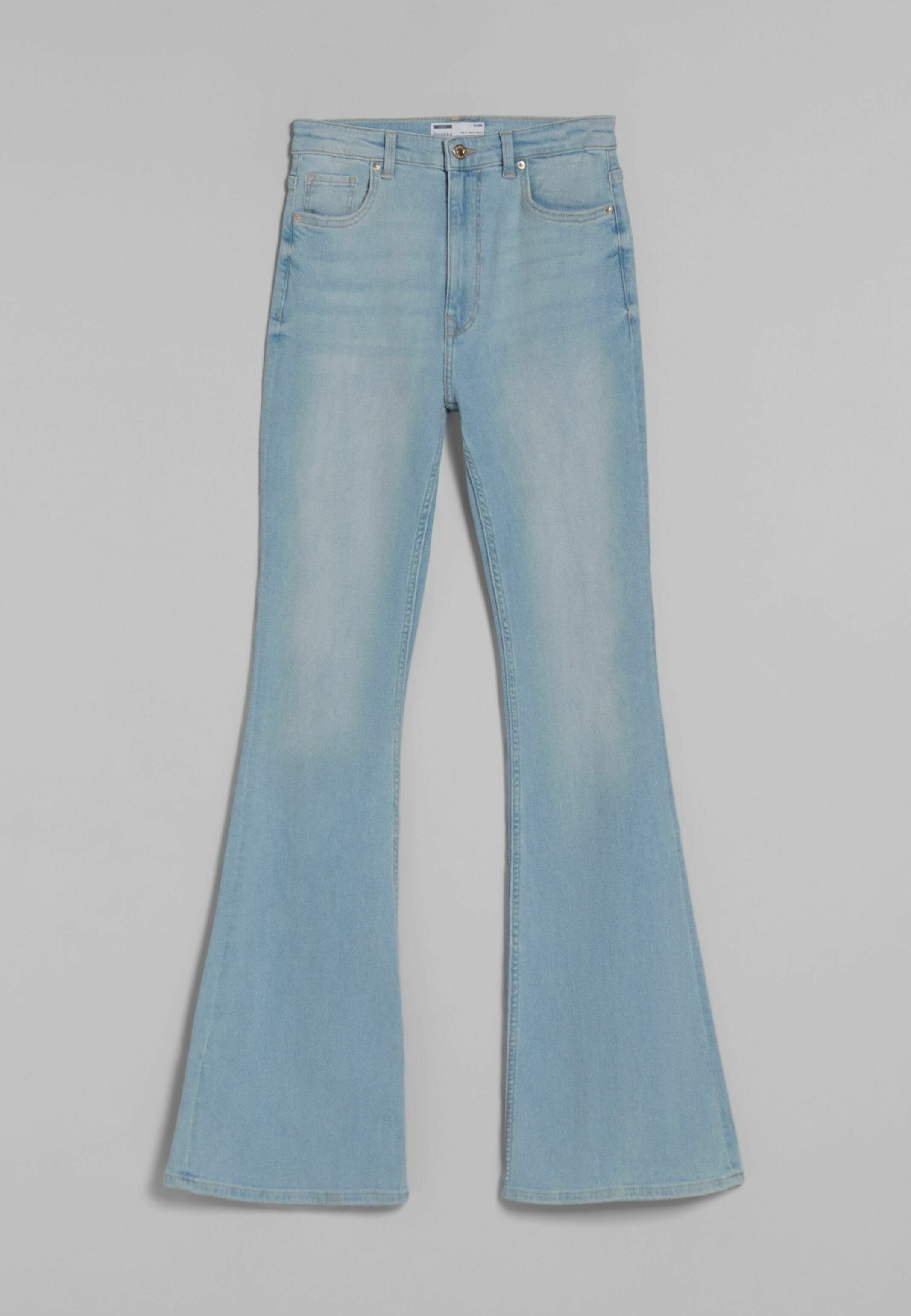 Bershka Flared Jeans - light blue 