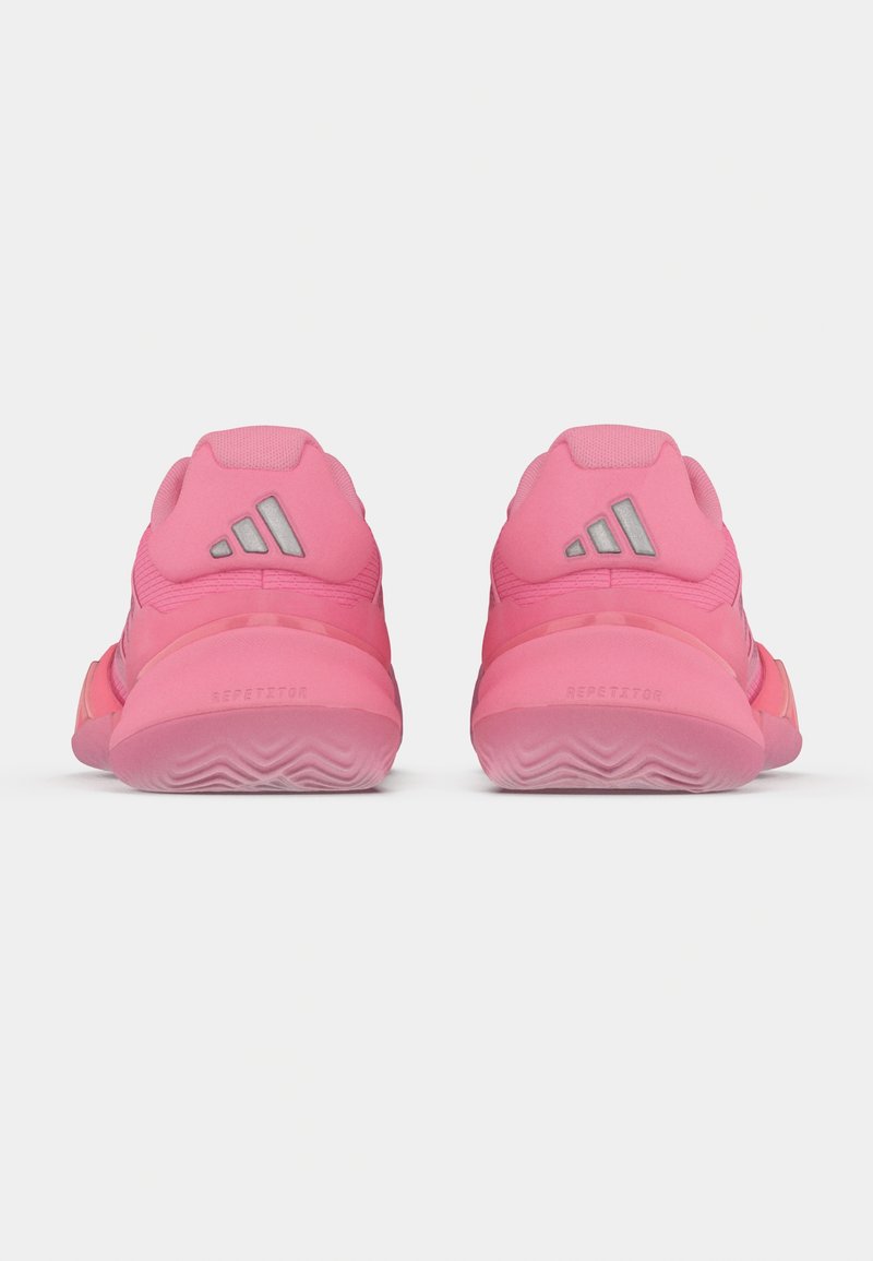 adidas Performance BARRICADE 14 W - Multicourt tennis shoes - bliss  pink/silver-coloured metallic/pink - Zalando.ie