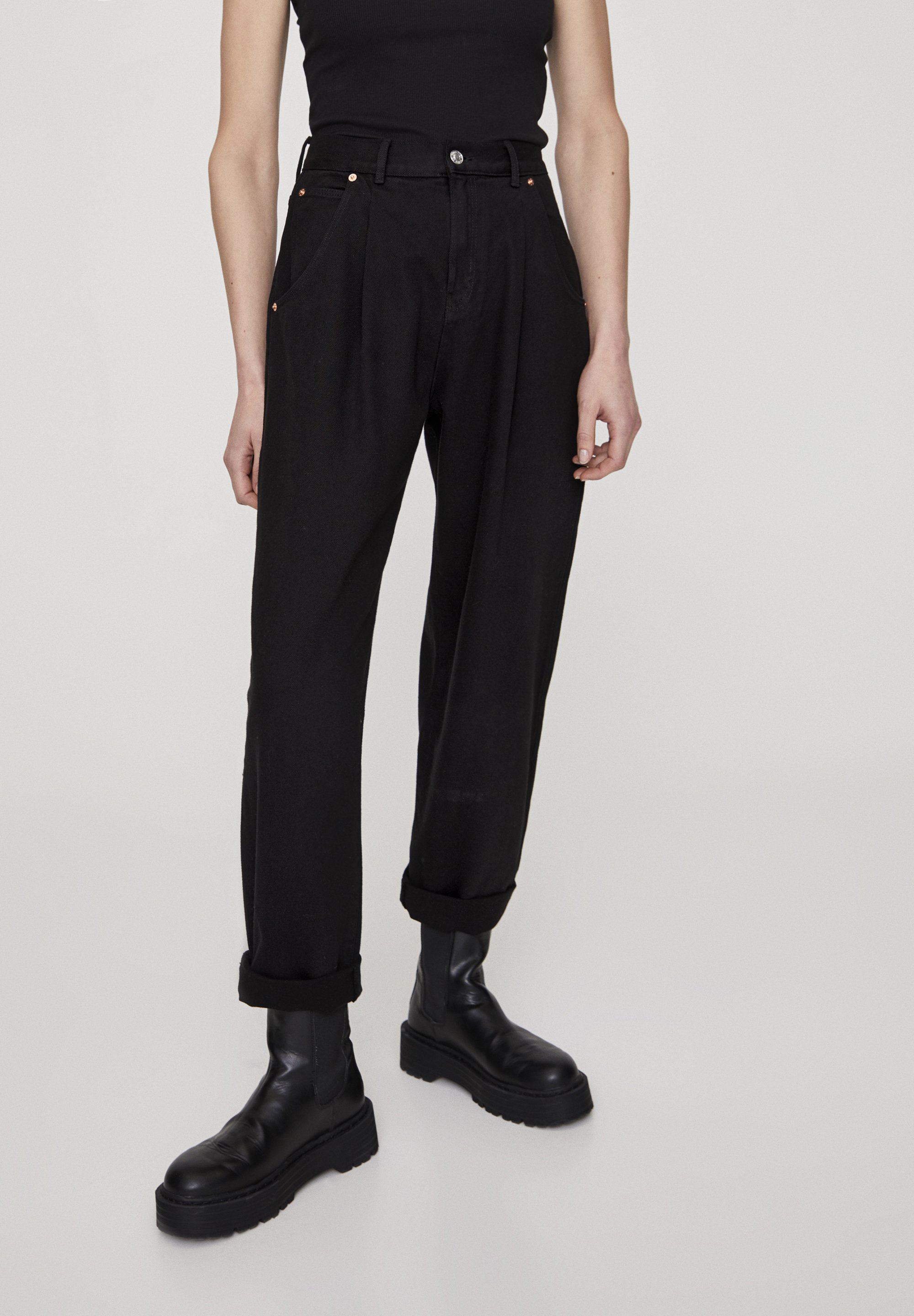 Slouchy jeans black Clearance