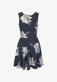 Unausgewählt, blau-geblümt