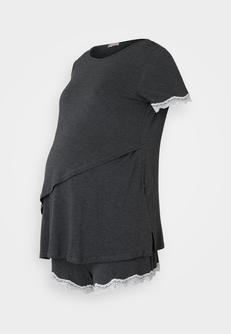 Anna Field Pyjama donkergrijs