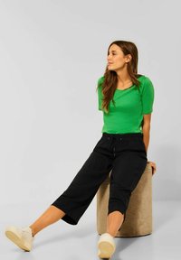 Cecil IN UNIFARBE - T-shirt basic - grün