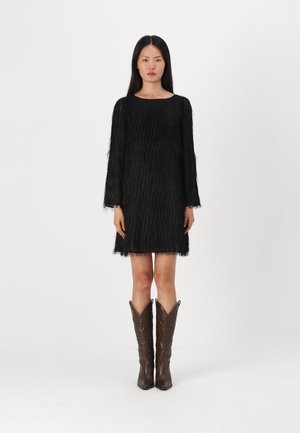 YASDIA BOAT NECK DRESS - Cocktailkleid/festliches Kleid - black