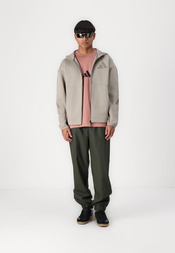 Zip-up sweatshirt - putty beige2