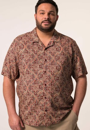 Men Plus, Overhemd - copper brown