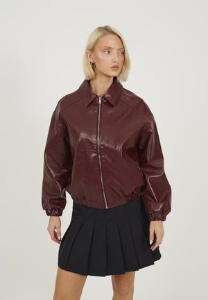 Giacca in similpelle - red