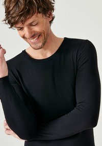 Damart COL ROND FINE SENSITIVE MANCHES LONGUES - Unterhemd/-shirt - noir