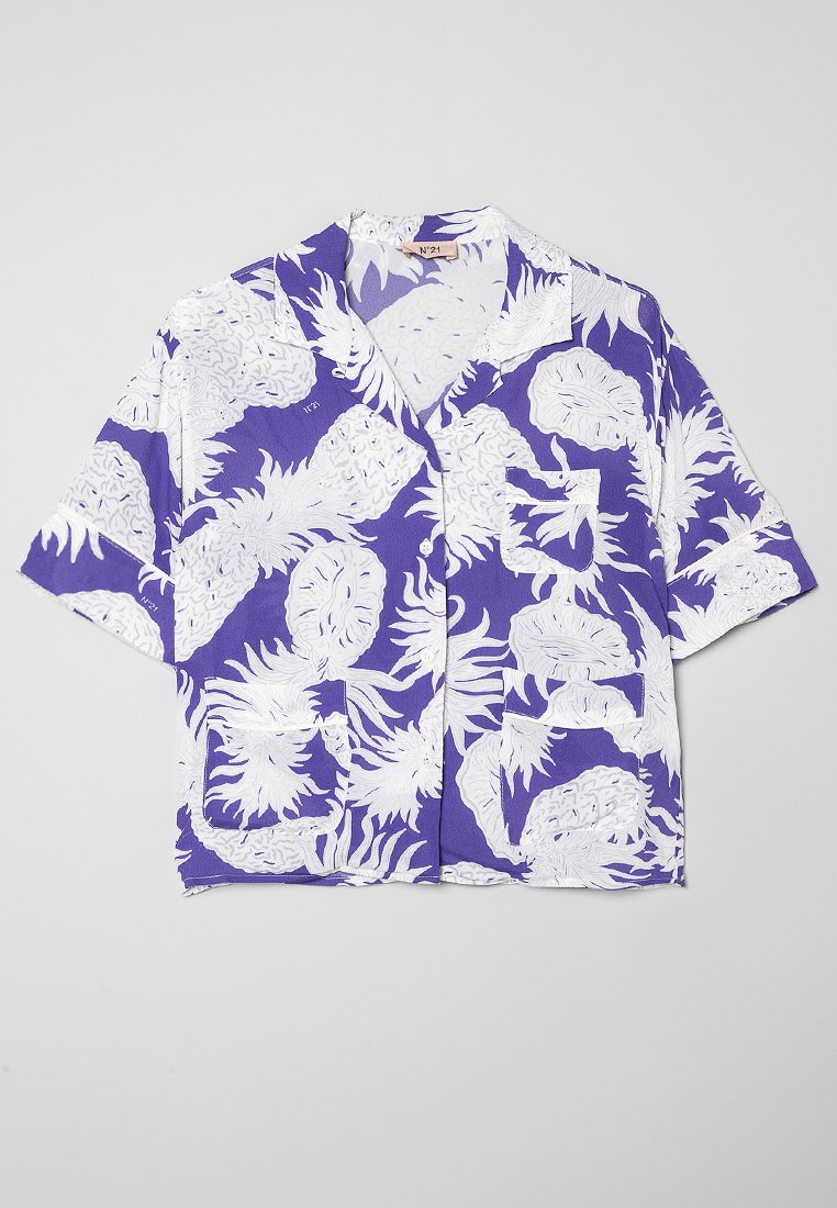 N°21 Overhemdblouse paars