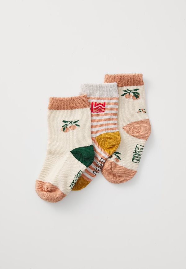 SILAS SOCKS UNISEX 3 PACK - Socks - peach sea