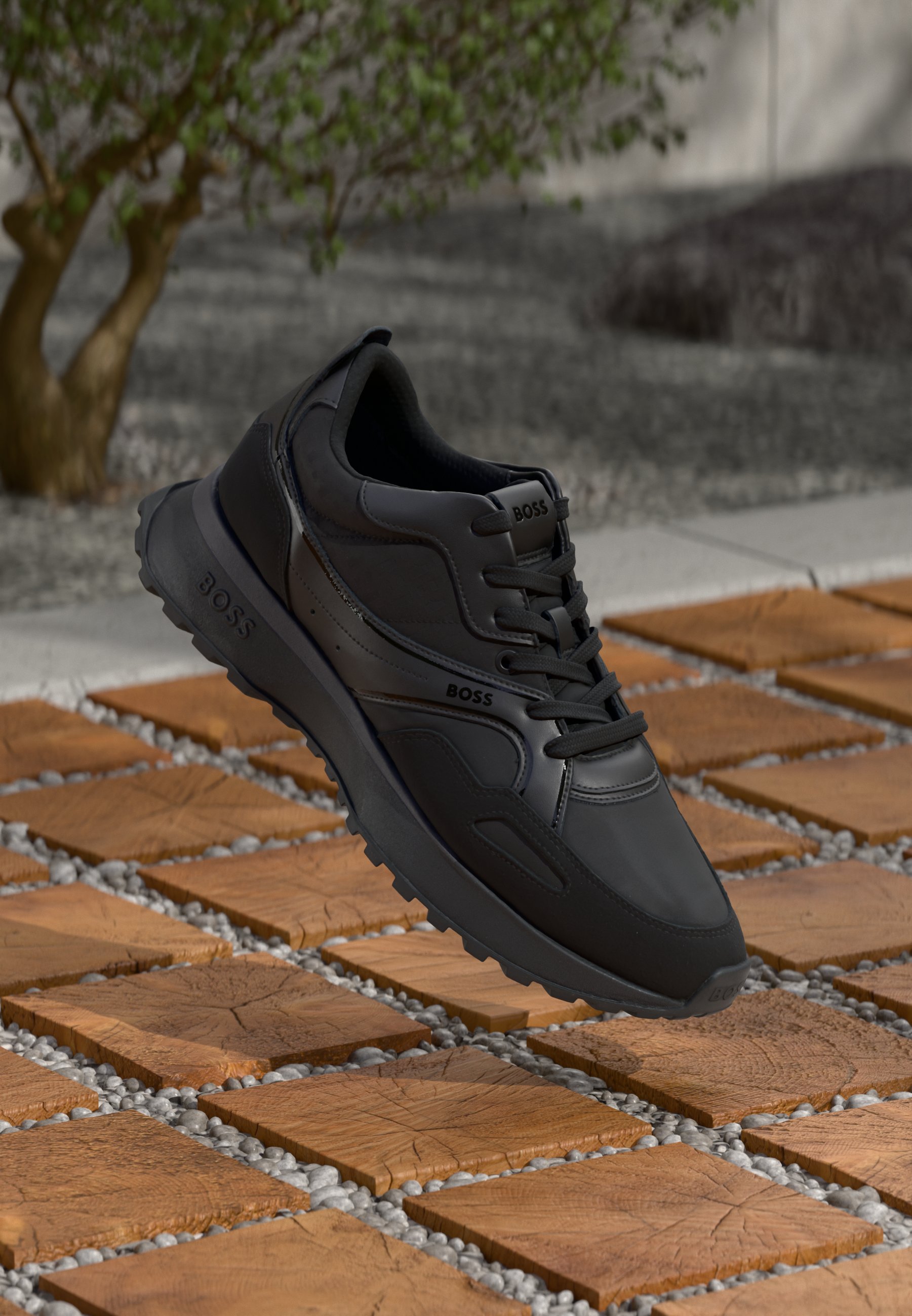 BOSS ランニングスタイルスニーカー JONAH_RUNN_MX_N BOSS ランニングスタイルスニーカー JONAH_RUNN_MX_N (Hugo Boss