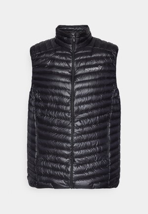 Norrøna TROLLVEGGEN SUPER LIGHT VEST - Colete - caviar black