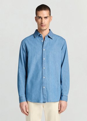 TINTA UNITA - Chemise - blu denim medio