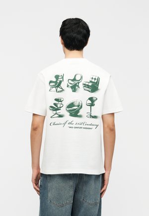 ONSFRED LIFE TEE - T-shirt imprimé - bright white