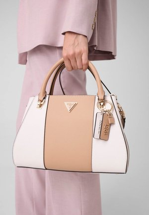 Guess, NOELLE II LUXURY SATCHEL - Sac à main - beige