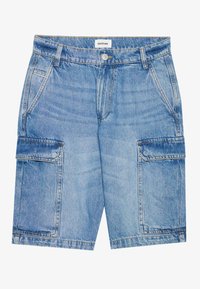 UNISEX - Shorts vaqueros - light blue denim