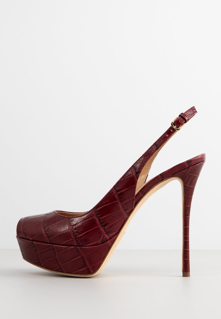 Pantofi peep toe cu toc