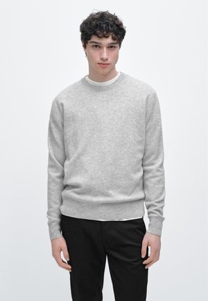 Massimo Dutti CREW NECK - Pullover - GREY