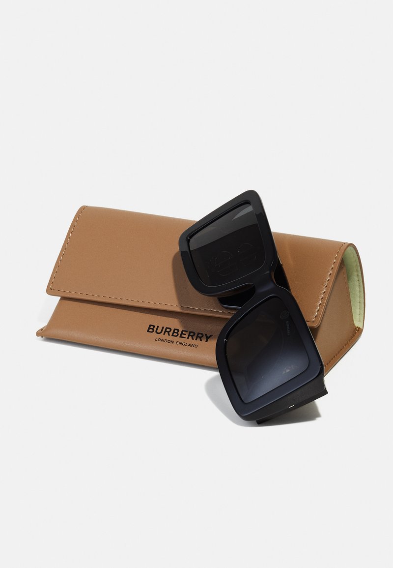 Burberry Black Oversized Sunglasses with Tan Case Burberry MEADOW - Sunglasses - black - Zalando.ie main image 2