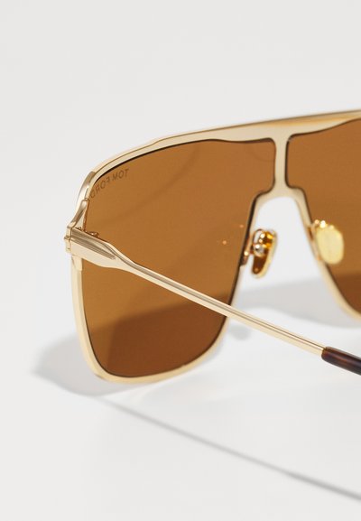 Tom Ford ZAPPA - Aurinkolasit - shiny deep gold-coloured/brown