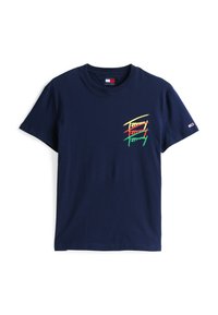 REG TWISTED SIGNTR EXT - T-shirt con stampa - dark night navy