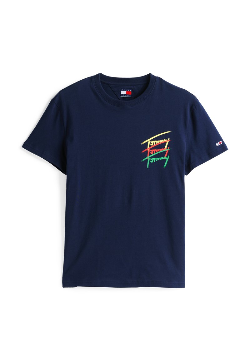 Tommy Jeans Camiseta estampada azul marino