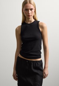 Stefanel TANK  - Top - black