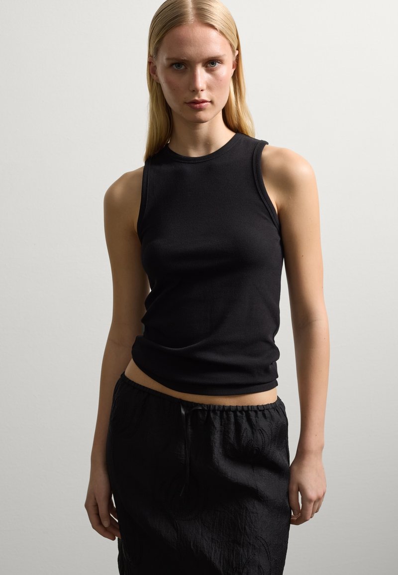 Stefanel TANK  - Top - black