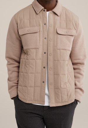 Overgangsjakke - mottled beige