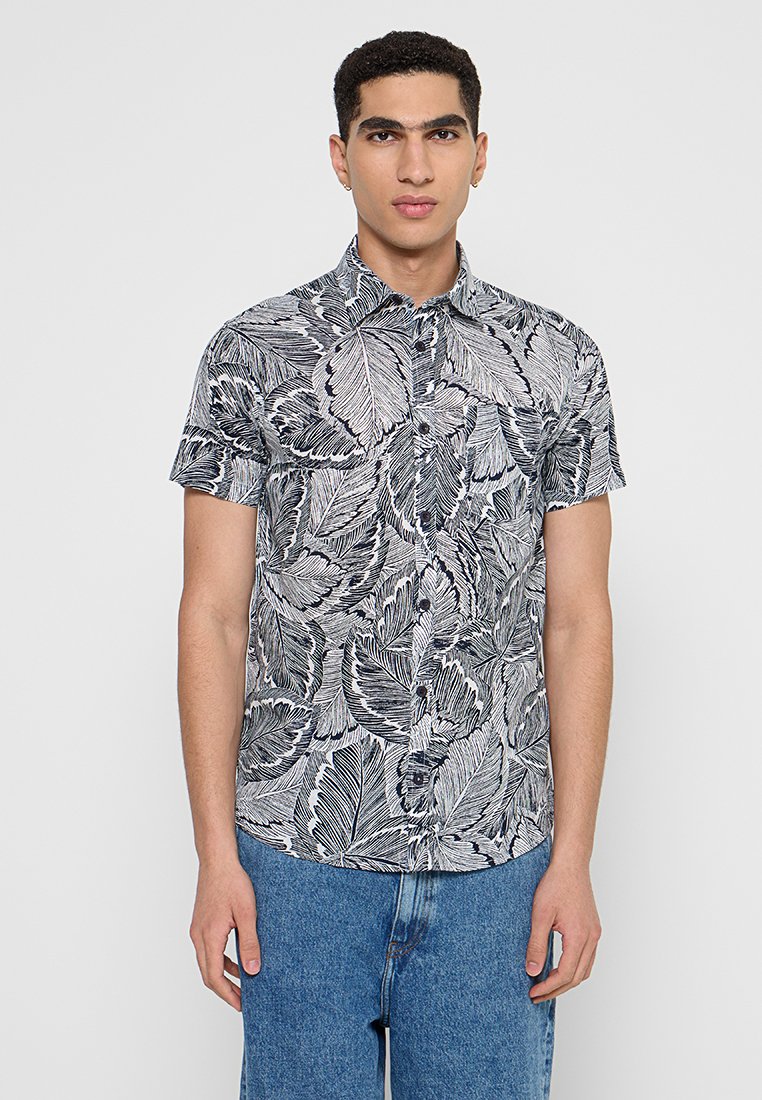 INDICODE JEANS Overhemd donkerblauw