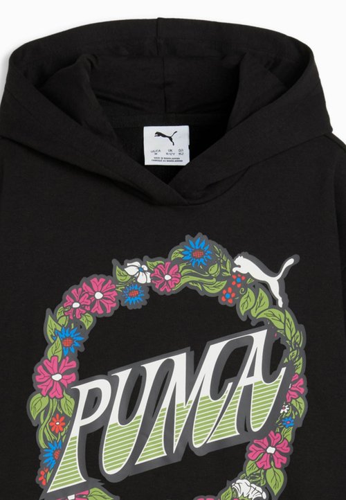PUMA MID90S RELAXED GRAPHIC HOODIE TR G - Hoodie - black — foto 6