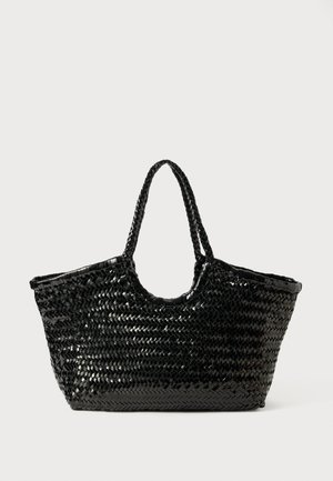 NANTUCKET BASKET BIG - Geantă de pânză - black