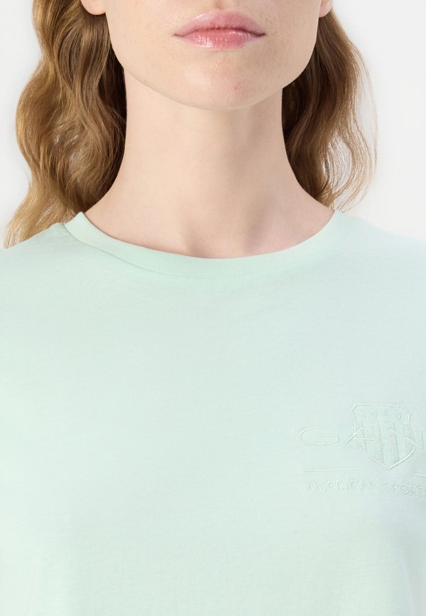 TONAL SHIELD - Basic T-shirt - faded mint2