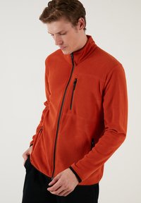 Buratti SLIM FIT - Giacca in pile - orange