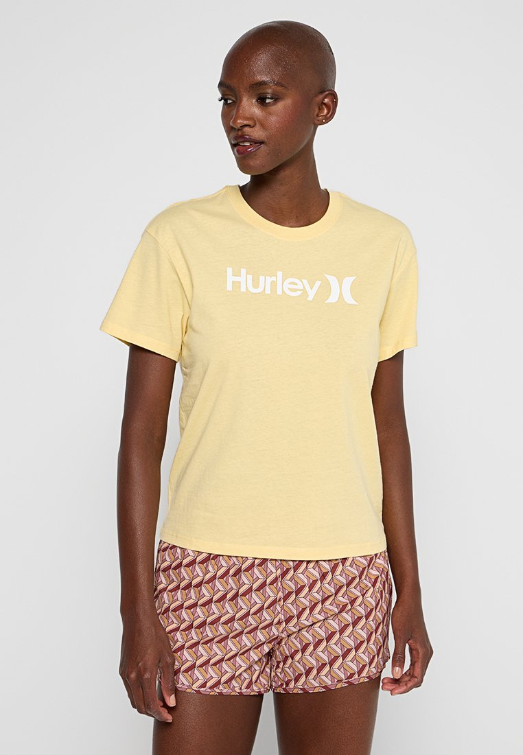 hurley Sport T-shirt geel