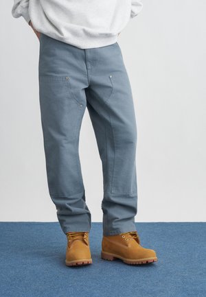 DOUBLE KNEE PANT - Munkaruházat Farmerek - cozy blue stone