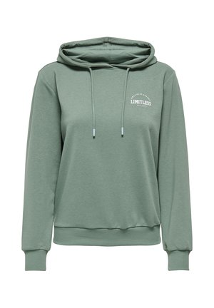 ONLY Play ONPCAVA LIFE HOOD LS LOOSE SWT - Sweat à capuche - laurel wreath