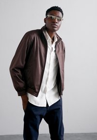 Tom Ford EVERETT UNISEX - Γυαλιά ηλίου - gold-coloured/brown mirror